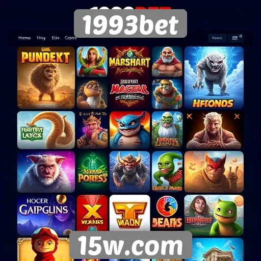 Opcões de jogos oferecidas pela 1993bet